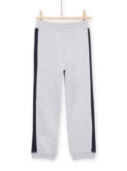 Pantalon De Jogging Gris Chiné Et Bleu -Dpam 22W902D2JGB J922 4