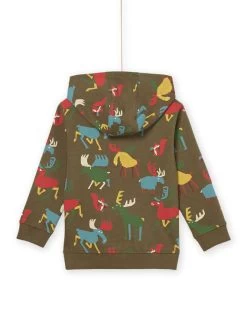 Sweat à Capuche à Imprimé élan -Dpam 22W902D4JGH 609 3