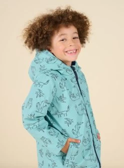 Manteau à Capuche à Imprimé Renard