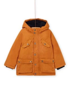 Parka Unie à Capuche