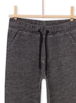 Pantalon à Revers Et Taille élastiquée Gris -Dpam 22W902L1JGB 90 2