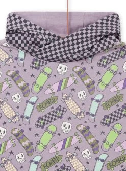 Sweat à Capuche à Imprimé Skate Et à Carreaux -Dpam 22W902L1SWE 320 2