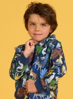 Sweat à Capuche à Imprimé Jungle -Dpam 22W902N1GIL 622 2