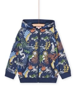 Sweat à Capuche à Imprimé Jungle -Dpam 22W902N1GIL 622 3