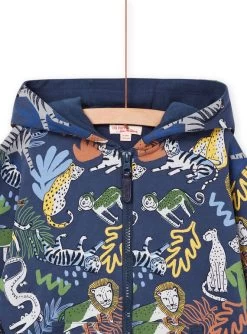 Sweat à Capuche à Imprimé Jungle -Dpam 22W902N1GIL 622 4