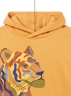 Sweat à Capuche Et Broderie Tigre -Dpam 22W902N1SWE B106 4