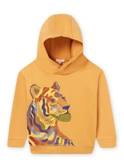 Sweat à Capuche Et Broderie Tigre -Dpam 22W902N1SWE B106 5