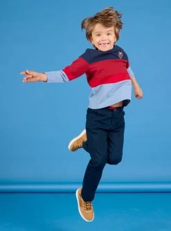 T-shirt à Rayures Et Animation Loup