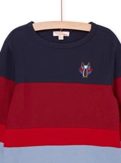 T-shirt à Rayures Et Animation Loup -Dpam 22W902O3TML 705 2 1