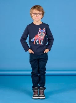 T-shirt à Animation Loup