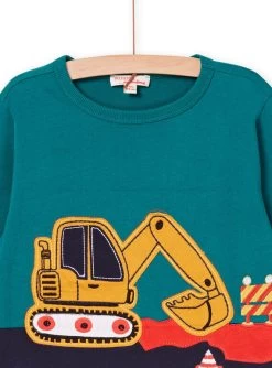 T-shirt Manches Longues à Motif Dinosaure -Dpam 22W902P5TML 060 4