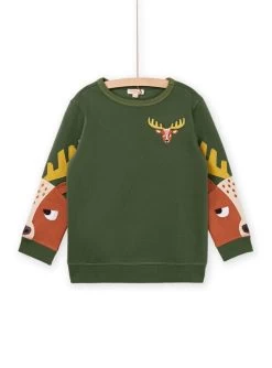 Sweat Manches Longues à Motifs Rennes -Dpam 22W902Q1SWE 609 1 1