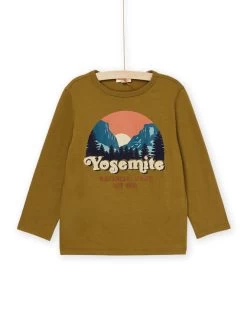 T-shirt Manches à Animation Montagnes -Dpam 22W902S2TML G631 3