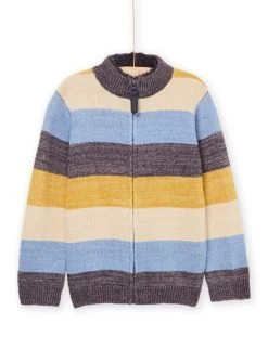 Gilet Manches Longues à Rayures -Dpam 22W902T2GIL J903 3