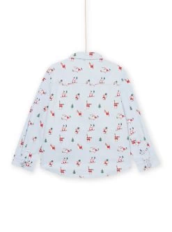 Chemise à Imprimé Noël Et Noeud Papillon -Dpam 22W902V1CHM 706 5