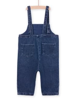 Salopette En Jean à Broderies Fleuries -Dpam 22WG09O1SAL P274 3