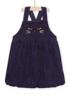 Robe Sans Manches à Motif Chat