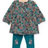 Robe Et Legging à Imprimé Fleurs -Dpam 22WG09P1ENS 714 1