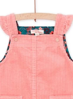 Robe Saumon Sans Manches En Velours -Dpam 22WG09P2ROB 401 3