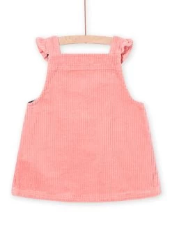 Robe Saumon Sans Manches En Velours -Dpam 22WG09P2ROB 401 4