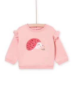 Sweat Rose à Motif Hérisson -Dpam 22WG09Q1SWE 303 3