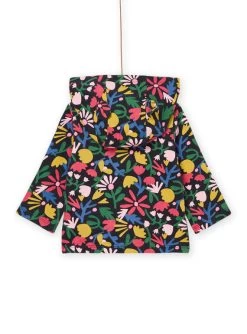 Veste à Capuche à Imprimé Fleurs -Dpam 22WG09R1JGH C243 4
