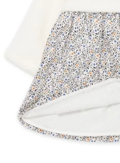 Robe Bi-matière à Manches Longues à Animation Broderie -Dpam 22WG09T1ROB 003 3