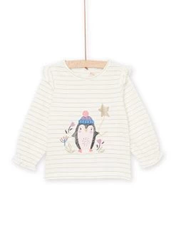 T-shirt à Manches Longues à Rayures