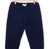 Pantalon Bleu Marine En Velours Cotelé -Dpam 22WG10D3PAN 070 1
