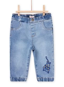 Pantalon En Maille Denim -Dpam 22WG10M1JEA P272 3