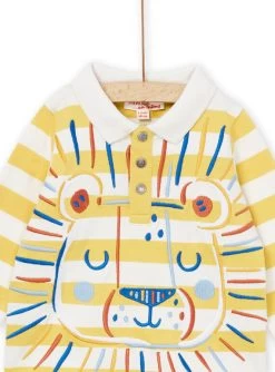 Polo à Rayures Manches Longues -Dpam 22WG10M1POL B105 2