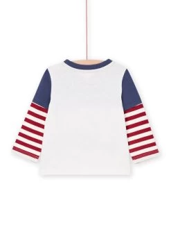 Tee Shirt Manches Longues Ecru -Dpam 22WG10O3TML 1 4