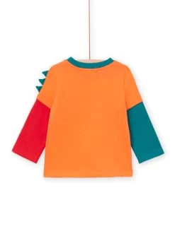 T-shirt Manches Longues à Animation Dinosaure Multitechniques -Dpam 22WG10P3TML 405 5