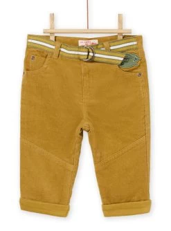 Pantalon Pécan En Velours Côtelé Avec Ceinture