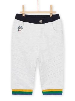 Pantalon Uni Avec Ceinture Contrastée