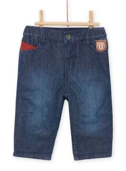 Pantalon En Light Denim Uni