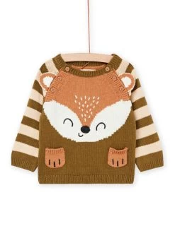 Pull En Tricot à Animation Animal -Dpam 22WG10S2PUL G608 3
