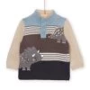 Pull En Tricot Avec Animation Jacquard Et Dinosaure 2 Pull En Tricot Avec Animation Jacquard Et Dinosaure -Dpam 22WG10T1PUL J923 1
