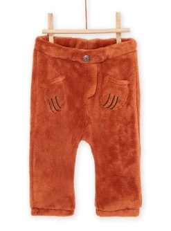 Pantalon Uni Marron