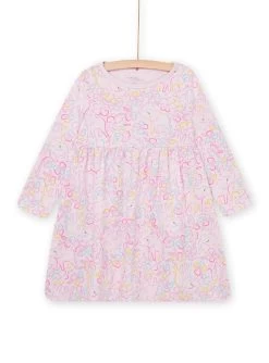 Chemise De Nuit Manches Longues à Imprimé Fleuri Et éléphant -Dpam 22WH1111CHN H700 3