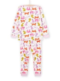 Ensemble Pyjama Pull Et Pantalon à Imprimé Chats -Dpam 22WH1123PYJ 001 4