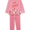 Ensemble Pyjama Pull Et Pantalon à Motif Fleurs Et Chats -Dpam 22WH1124PYJ D318 2