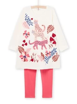 Chemise De Nuit Et Legging à Motif Léopard