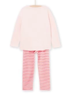 Pyjama T-shirt Et Pantalon En Velours à Imprimé Lunettes. -Dpam 22WH1134PYJ 307 3