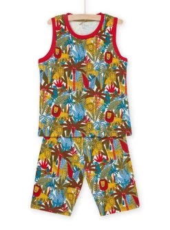 Ensemble Pyjama Et Short à Imprimé Savane