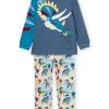 Ensemble Pyjama Sweat Et Pantalon à Imprimé Dinosaures