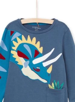 Ensemble Pyjama Sweat Et Pantalon à Imprimé Dinosaures -Dpam 22WH1224PYJ J912 3