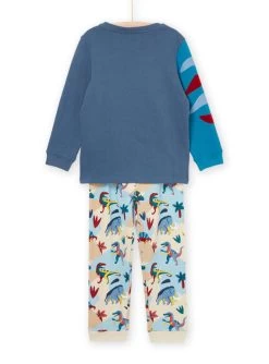 Ensemble Pyjama Sweat Et Pantalon à Imprimé Dinosaures -Dpam 22WH1224PYJ J912 4