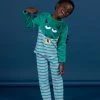 Pyjama T-shirt Et Pantalon En Velours à Animation Dragon -Dpam 22WH1239PYJ 600 1