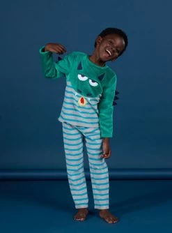 Pyjama T-shirt Et Pantalon En Velours à Animation Dragon